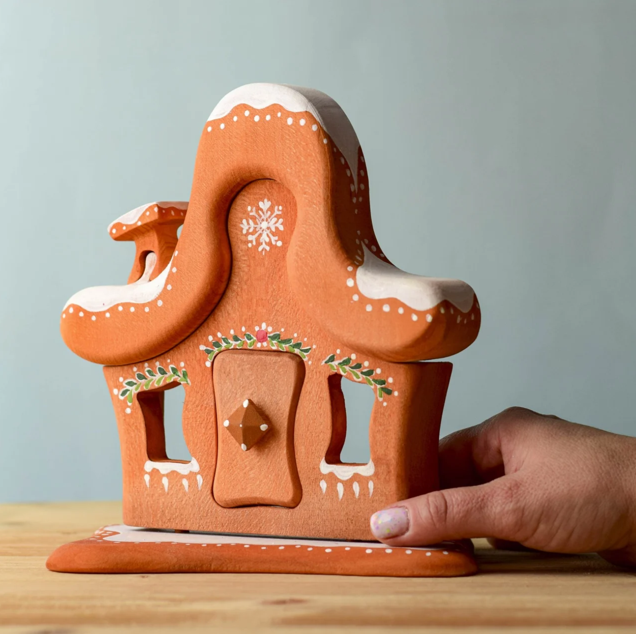 PRE-ORDER Gingerbread House | Wooden Christmas Toy