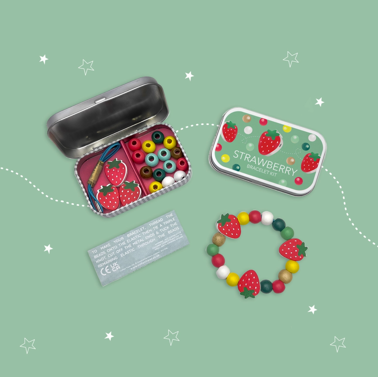 Strawberry Bracelet Craft Kit