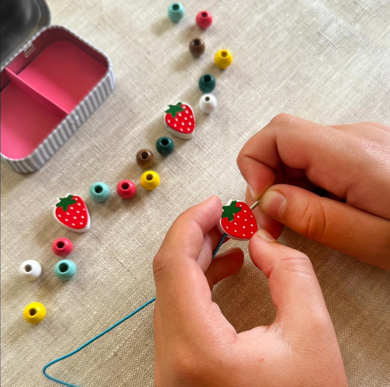 Strawberry Bracelet Craft Kit