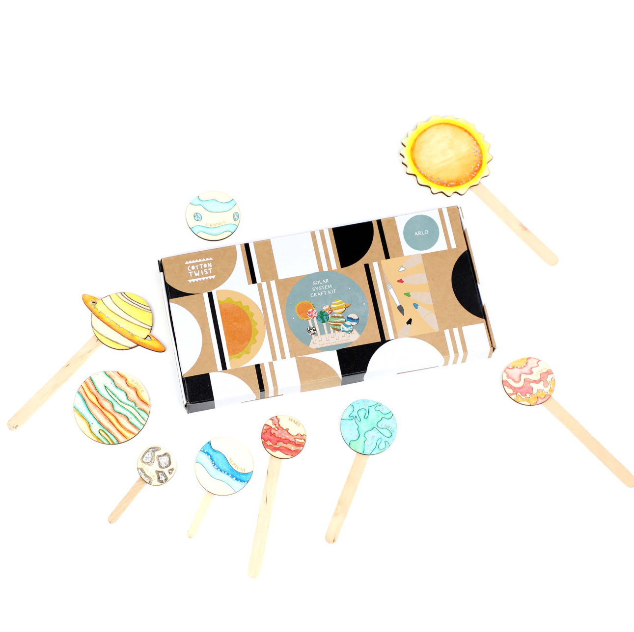 Solar System Wooden Craft Kit