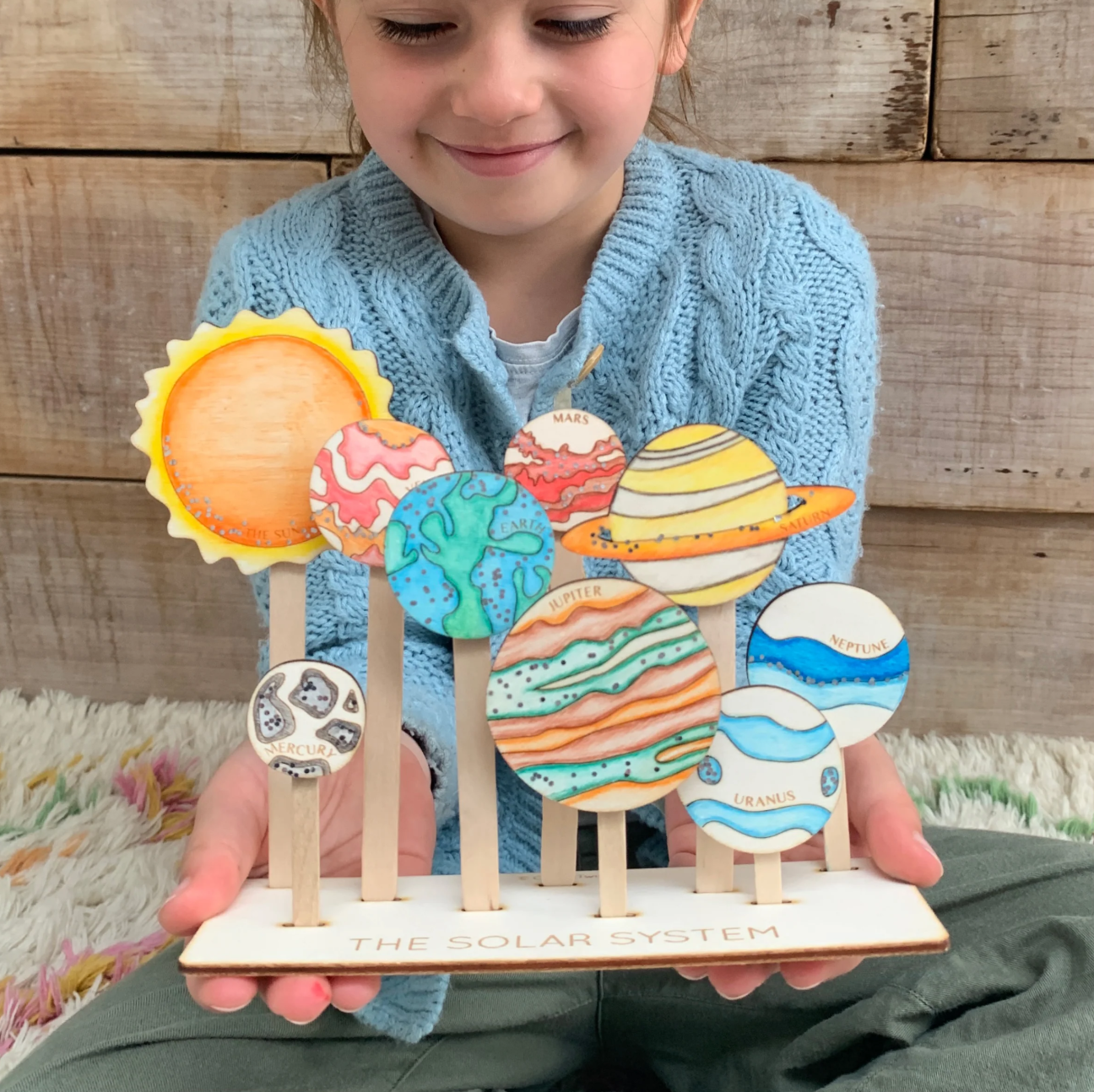 Solar System Wooden Craft Kit