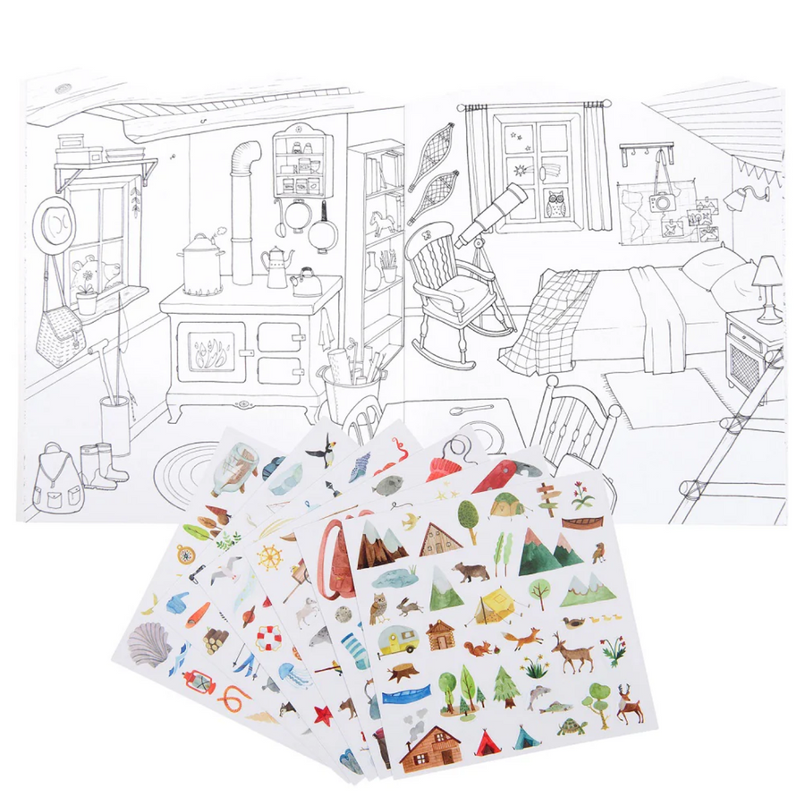 Sticker and Colouring Book (Explorer)
