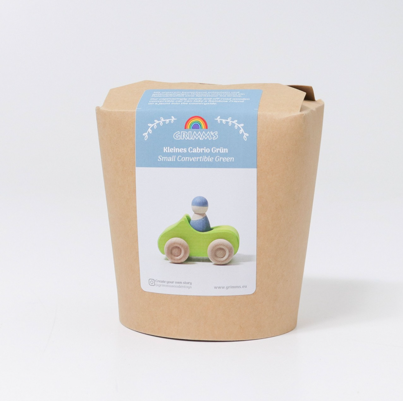 Grimm's Small Convertible Car with Rainbow Friend (Green)