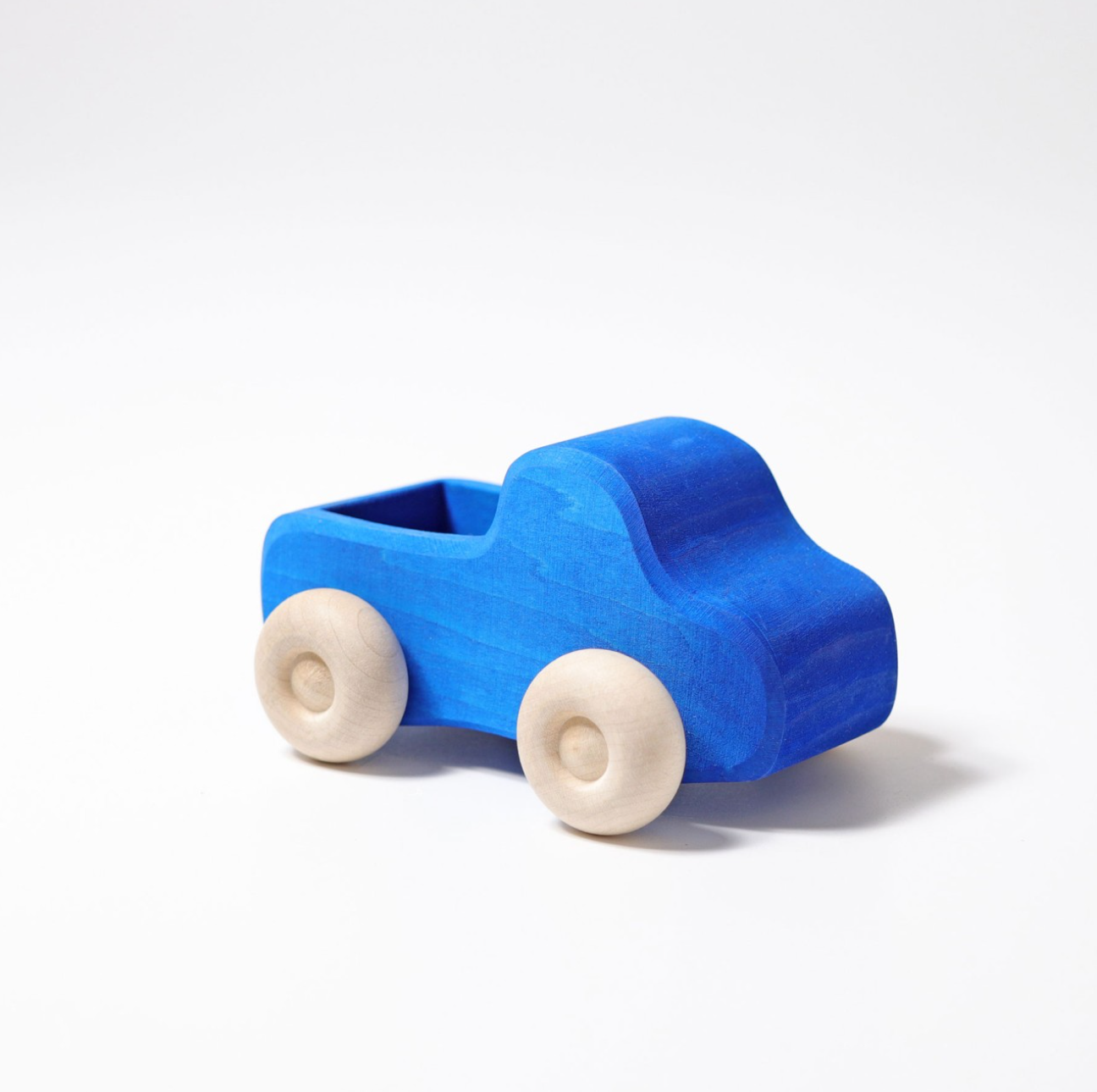 Grimm's Small Wooden Blue Truck