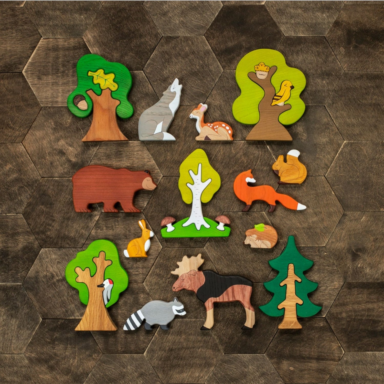 Squirrel | Wooden Toy Figurine
