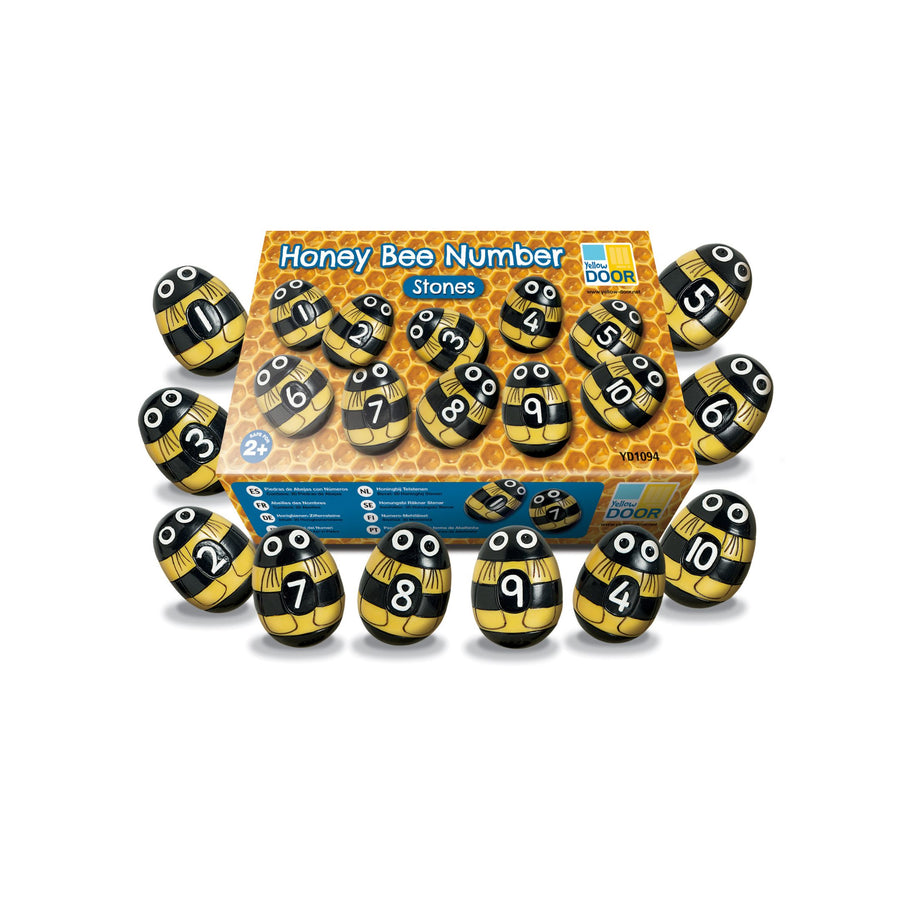 Honey Bee Number Stones (Set of 20)