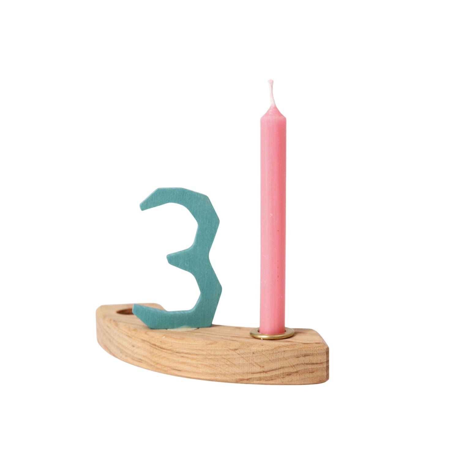 Grimm's 10% Beeswax Candles (Old Rose)