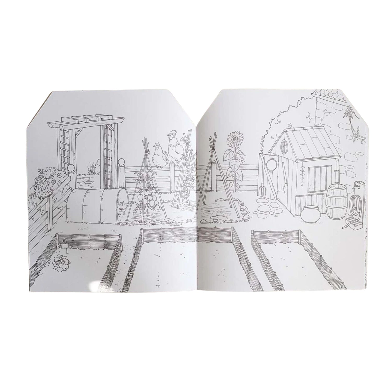 Sticker and Colouring Book (The Gardener)