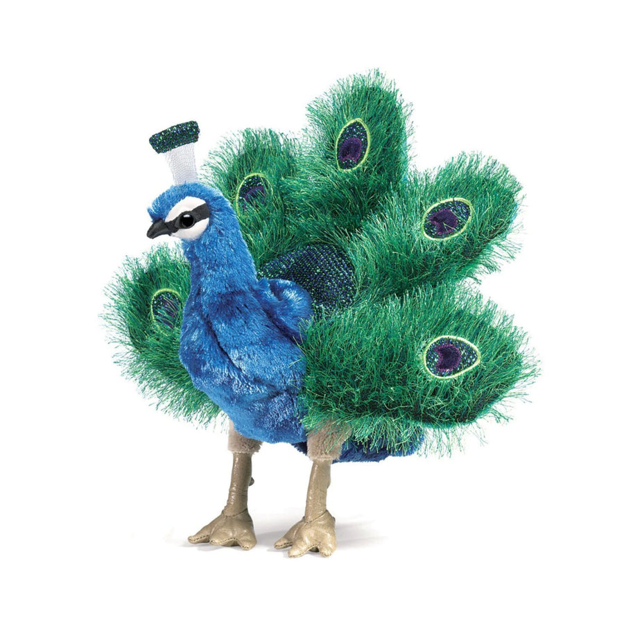 Small Peacock Hand Puppet