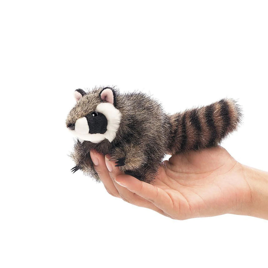 Mini Raccoon Finger Puppet