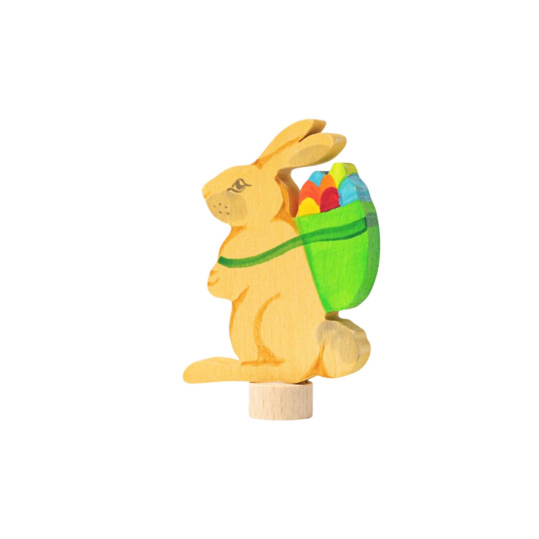 Grimm's Celebration Ring Deco Rabbit with Basket