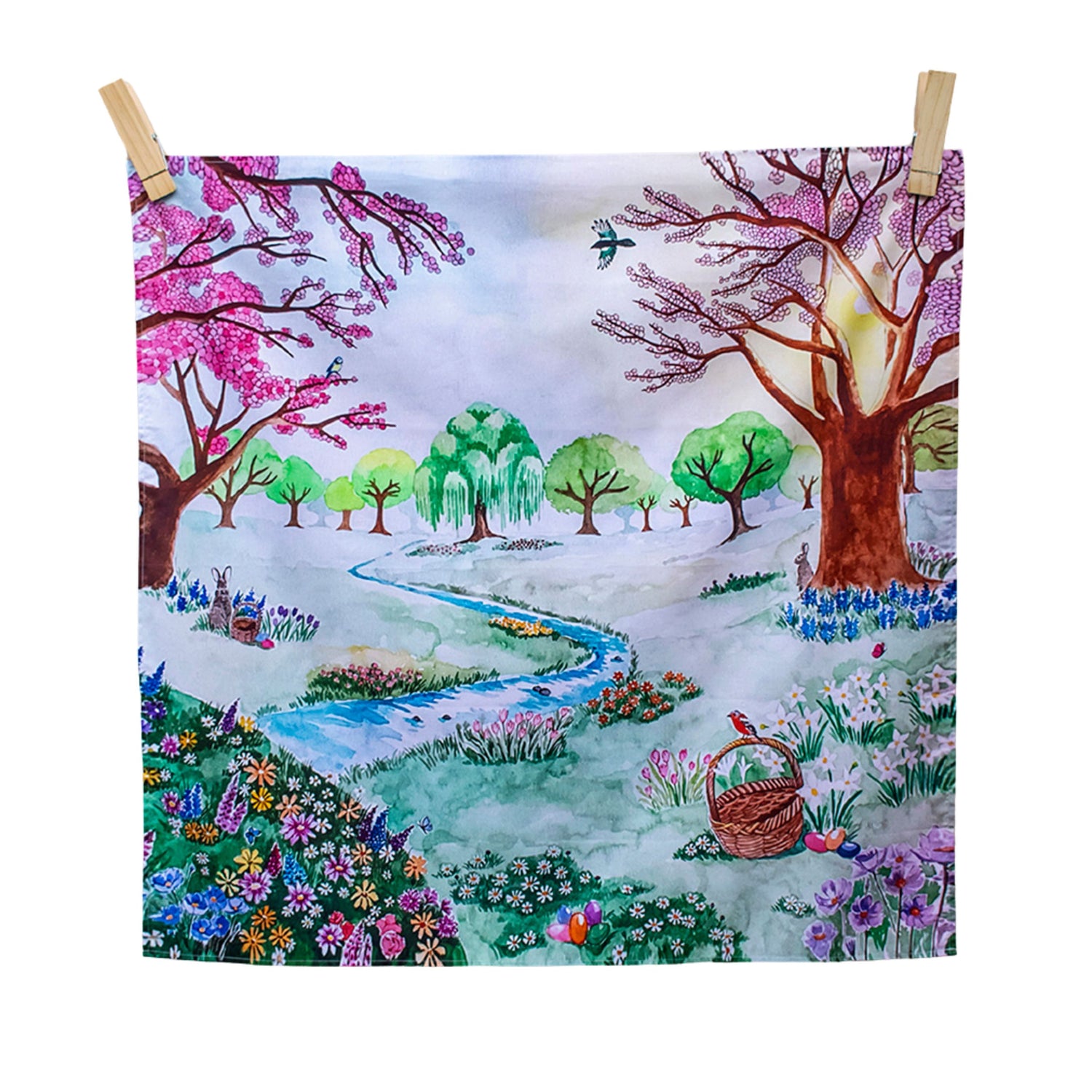 PRE-ORDER "Easter in the Meadow" Vegan Play Cloth (ARRIVING 3RD WEEK OF MAR)