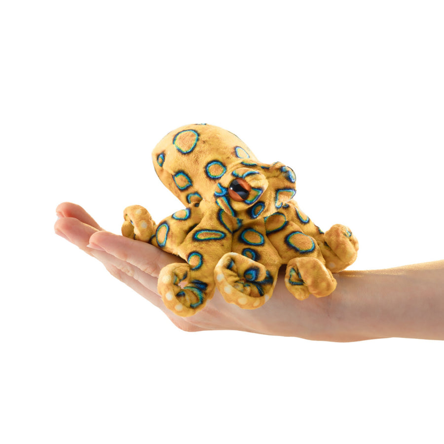 Mini Blue Ringed Octopus Finger Puppet
