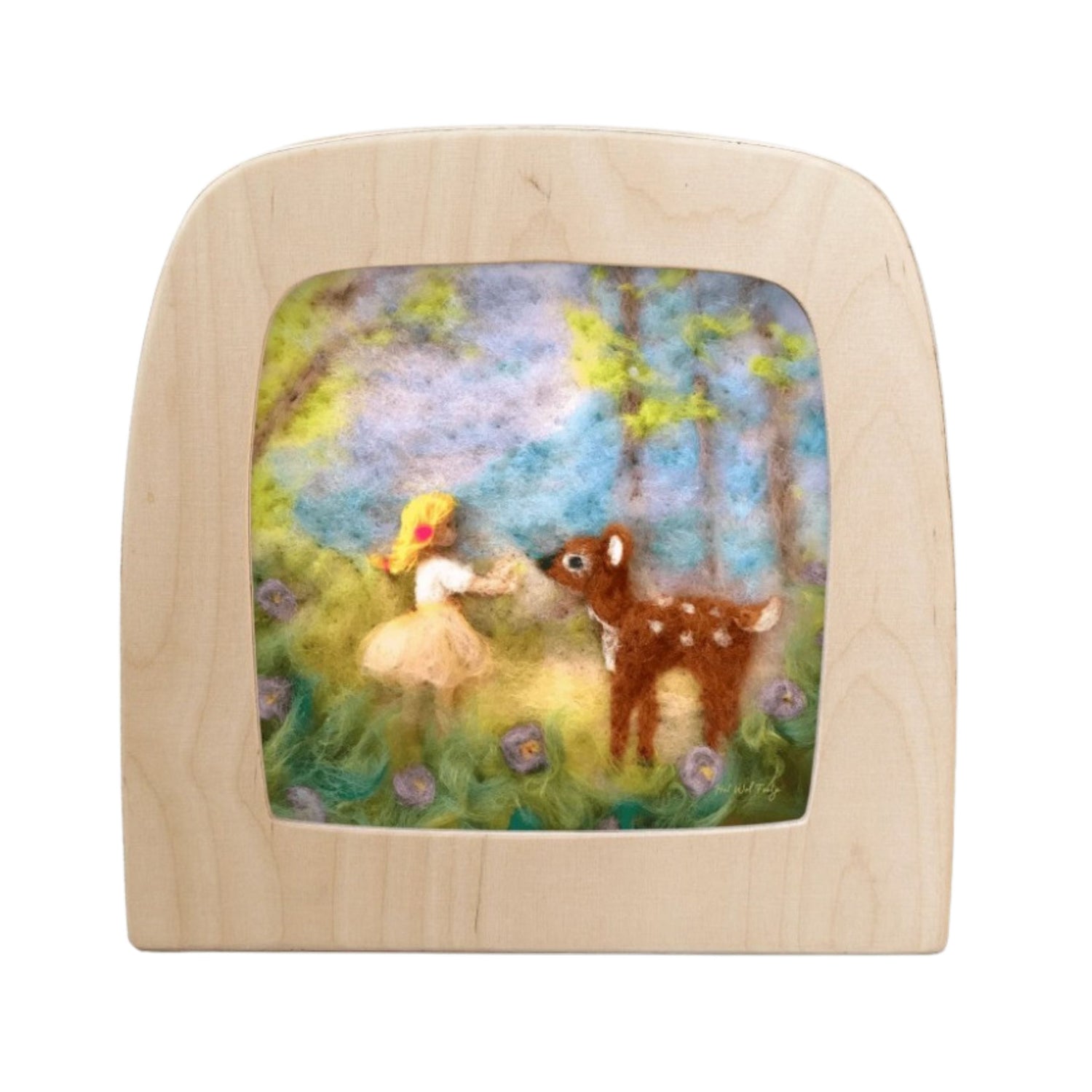 Toverlux Silhouette | Het Wol Feetje - Girl with Deer
