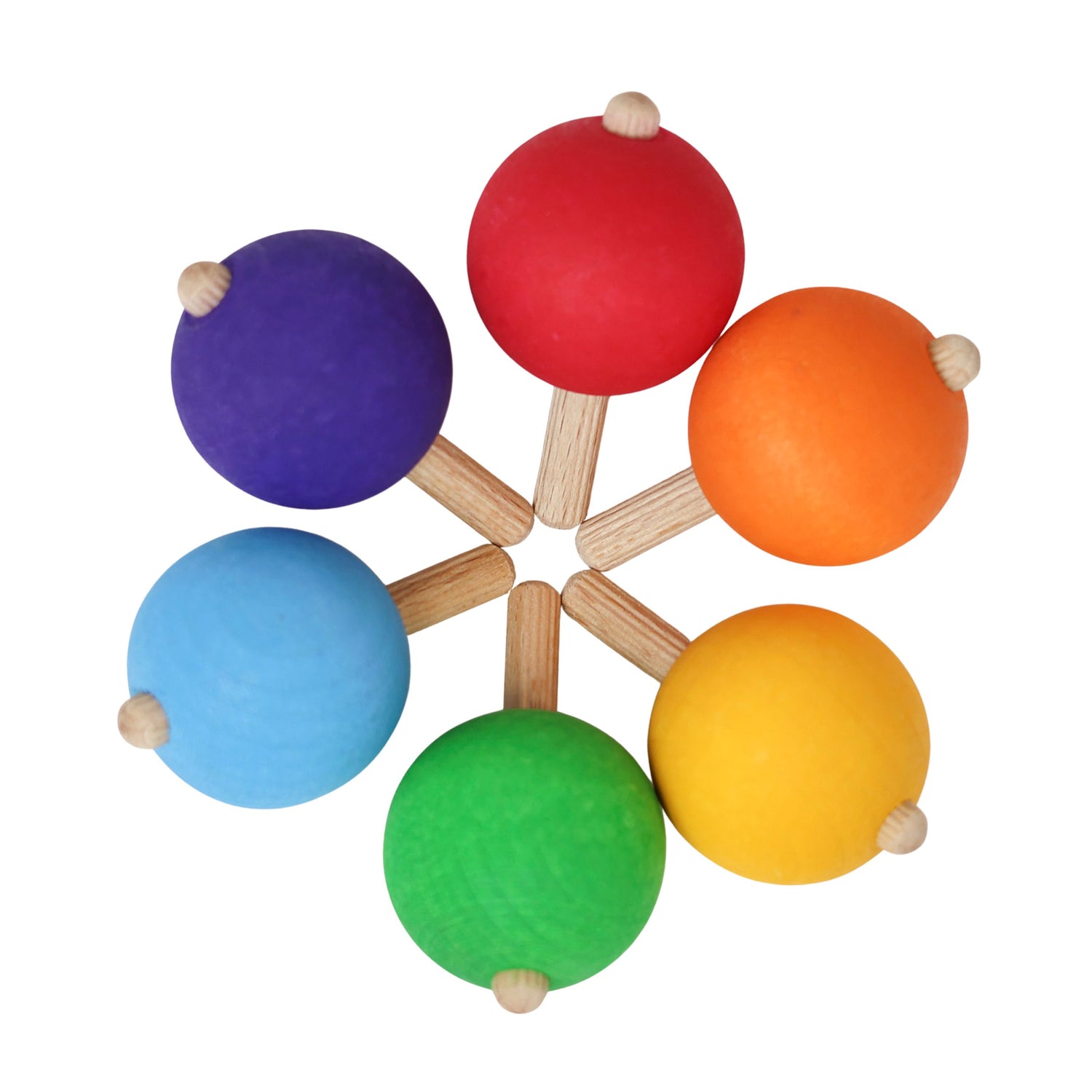 Grimm's Spinning Tops - Rainbow (6pcs)