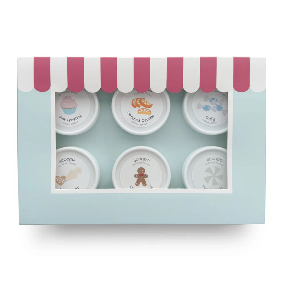 Holiday Parlour Pack™ of 6 Play Doughs (Gingerbread Sweet Shop)