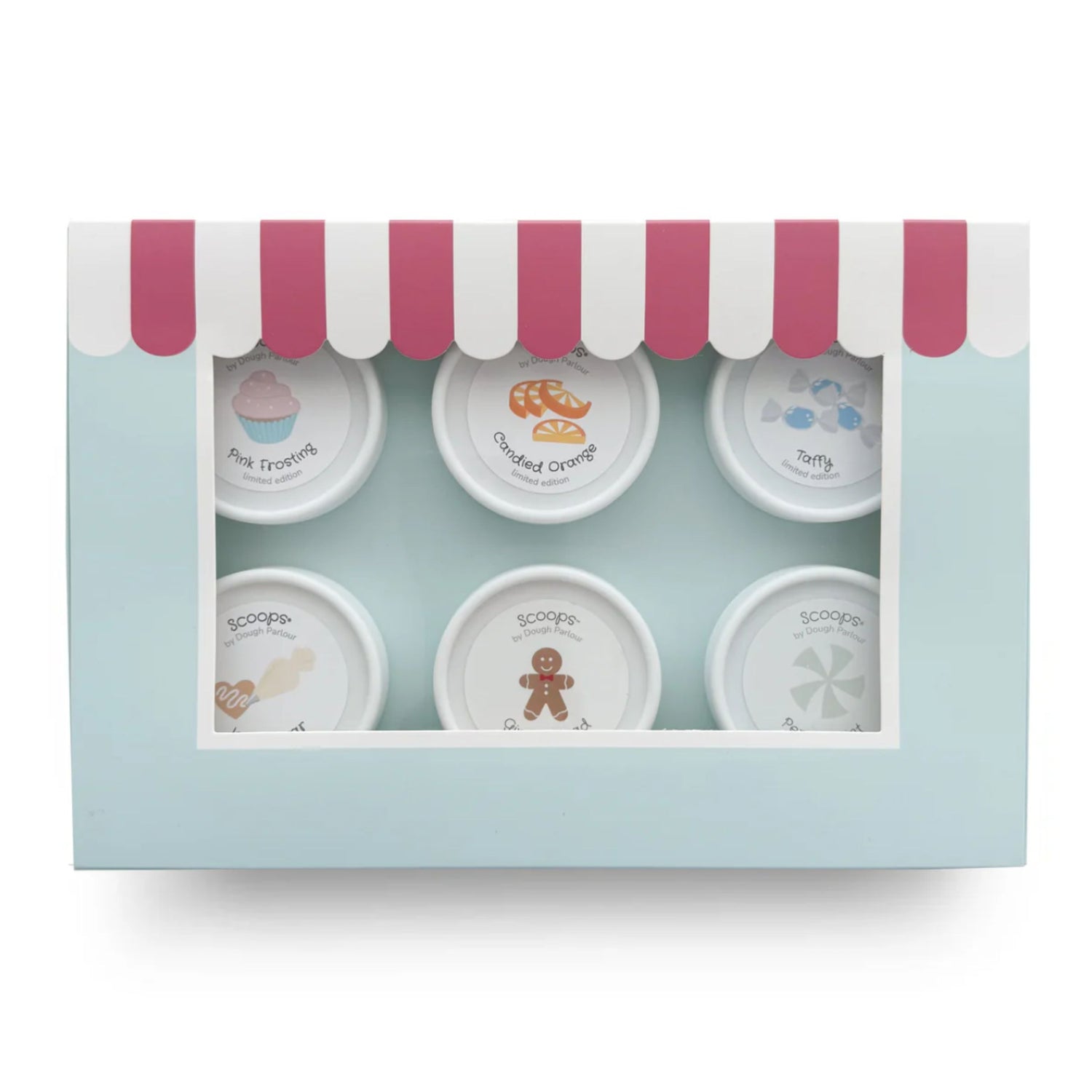 Holiday Parlour Pack™ of 6 Play Doughs (Gingerbread Sweet Shop)