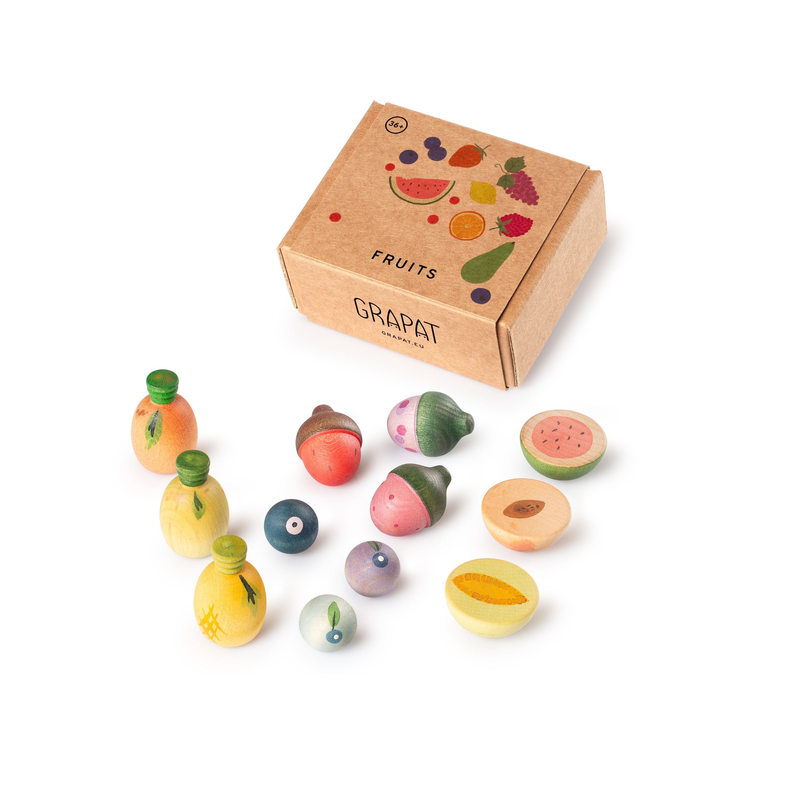 Grapat Canada | Wood Fruits | The Playful Peacock
