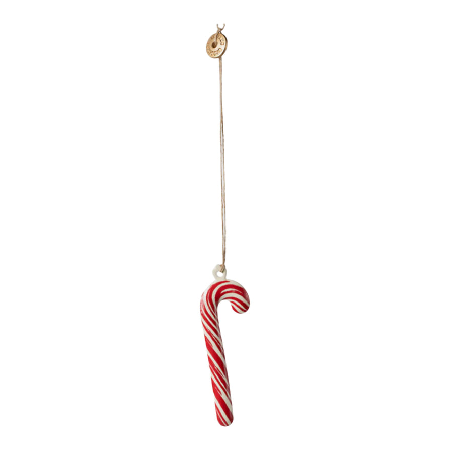 Maileg Candy Cane Metal Ornament (Stripe)