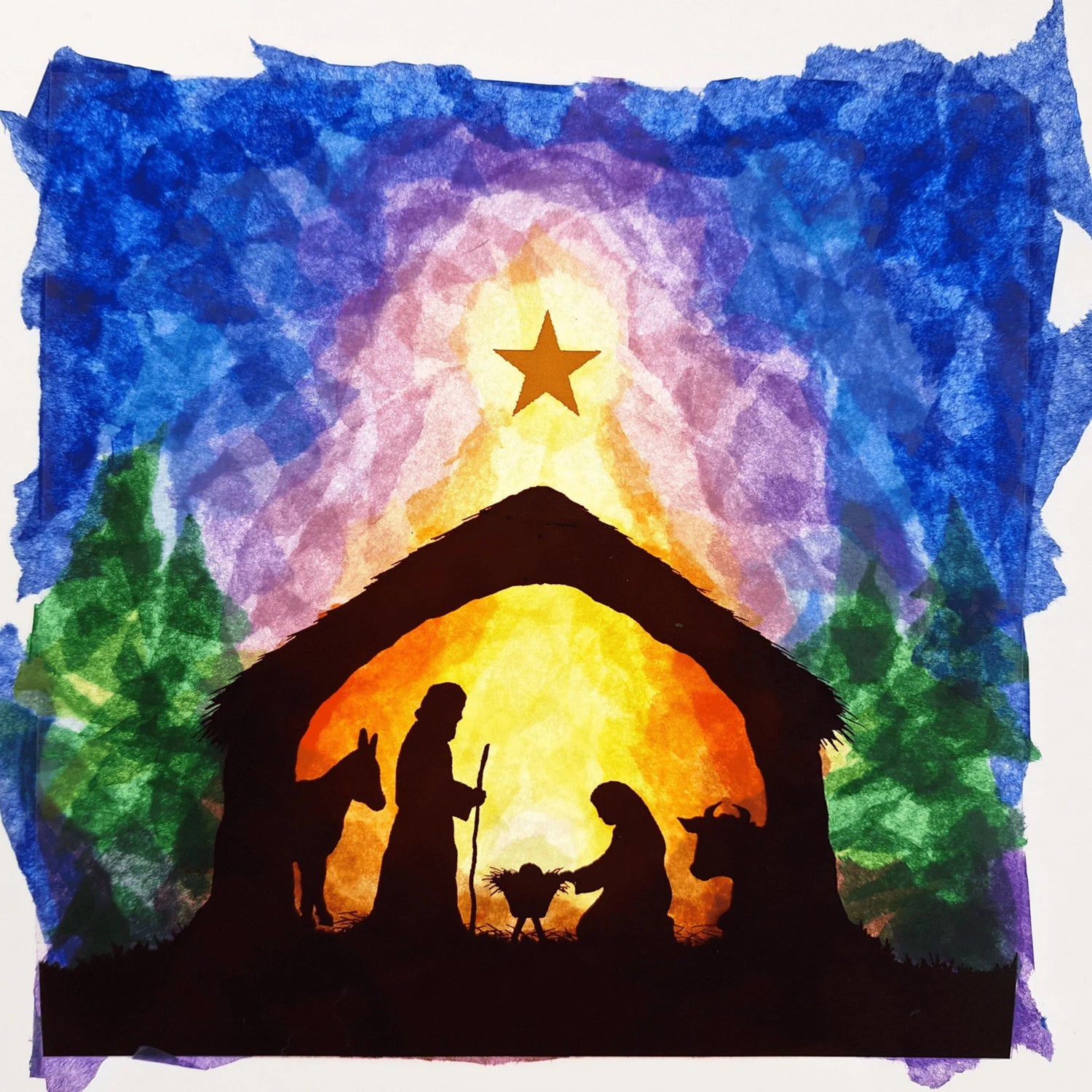 Toverlux DIY Transparency Silhouette (Nativity)