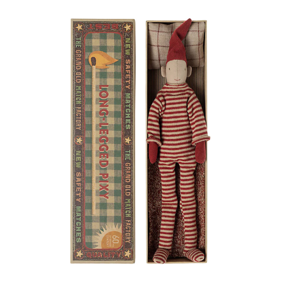 Maileg Long-Legged Pixy in Matchbox with Magnets (Small)