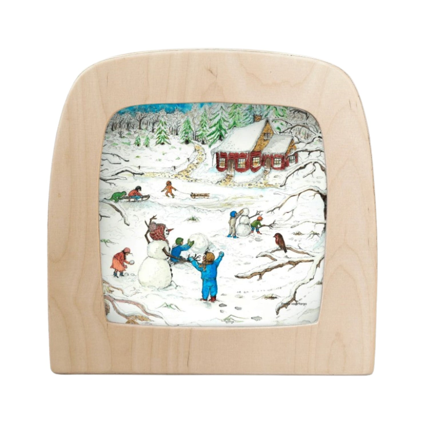 Toverlux Silhouette | Eentje van Margo - Red Cottage: Winter