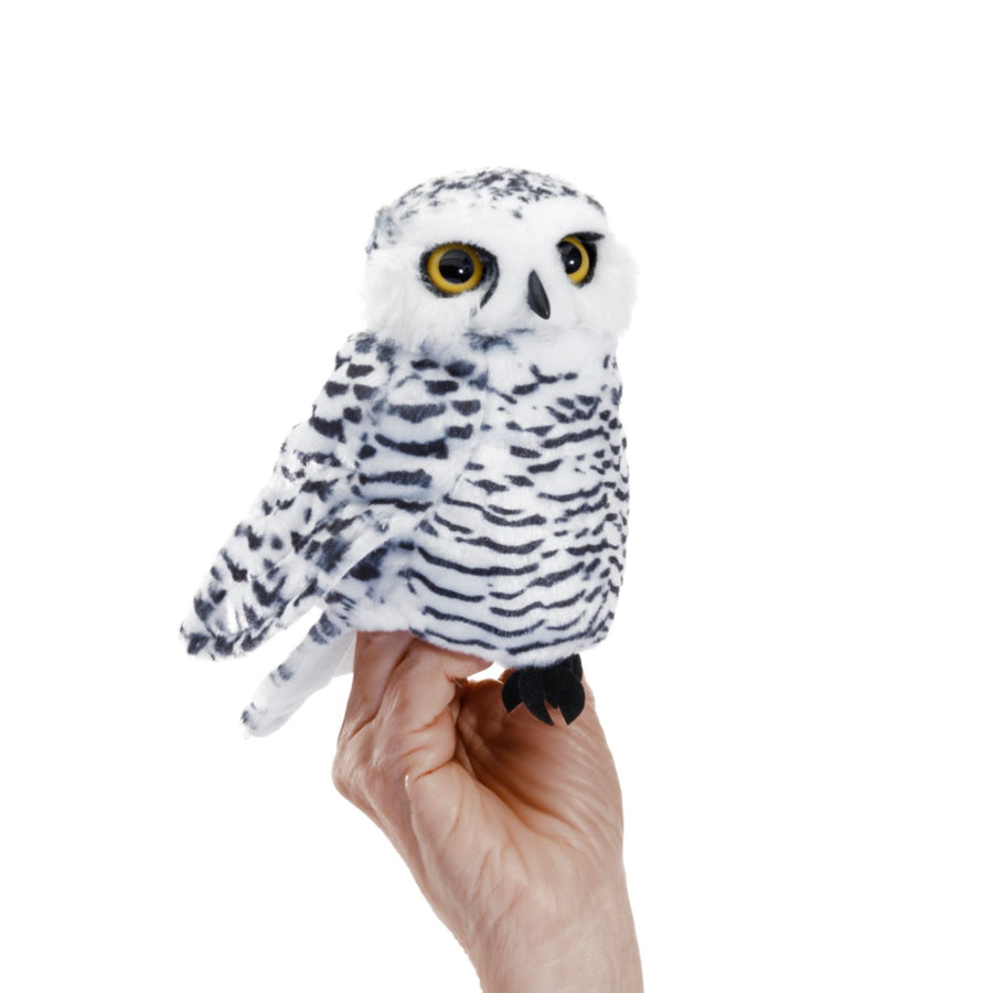 Small Snowy Owl Hand Puppet