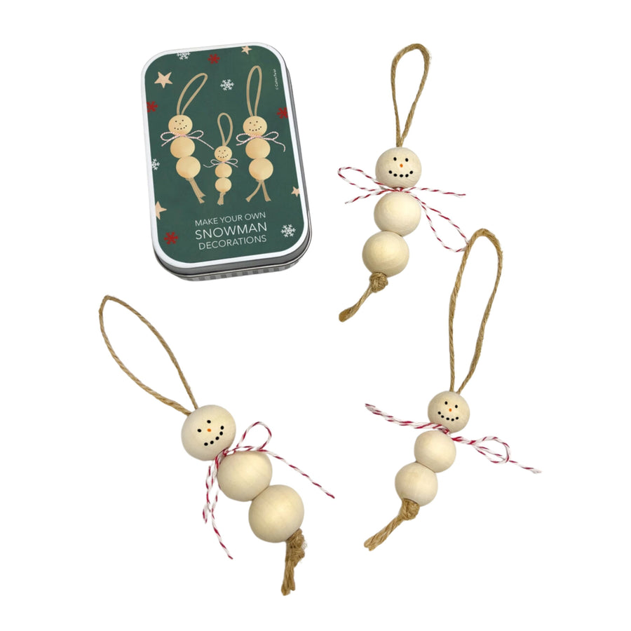 Make Your Own Snowman Christmas Decorations | Wooden Craft Kit