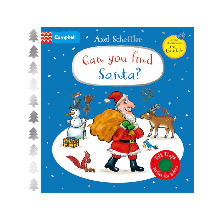 Can You Find Santa: With Felt Flaps. The perfect Christmas gift for babies! | Hardcover