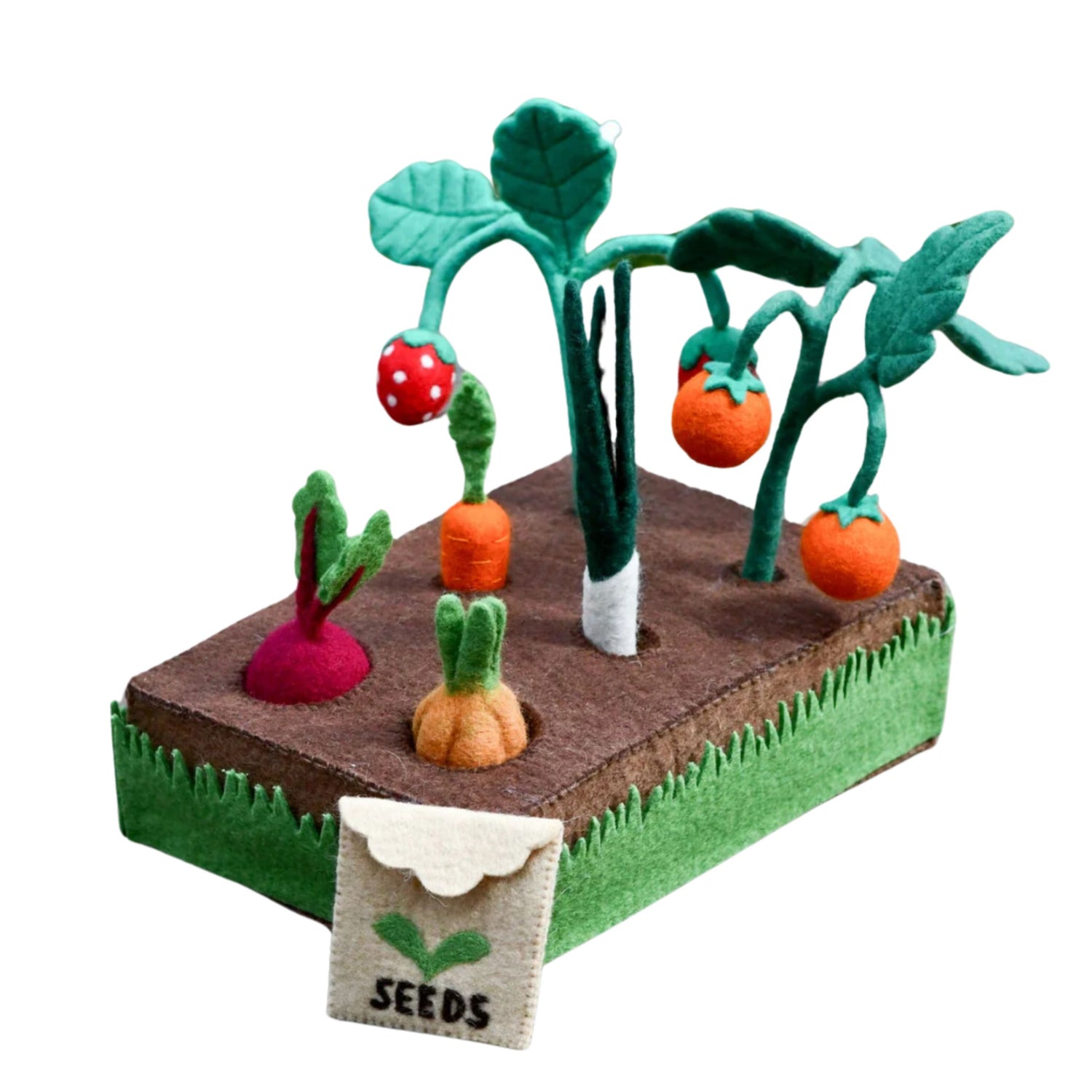 Felt Garden Planter Box Play Set