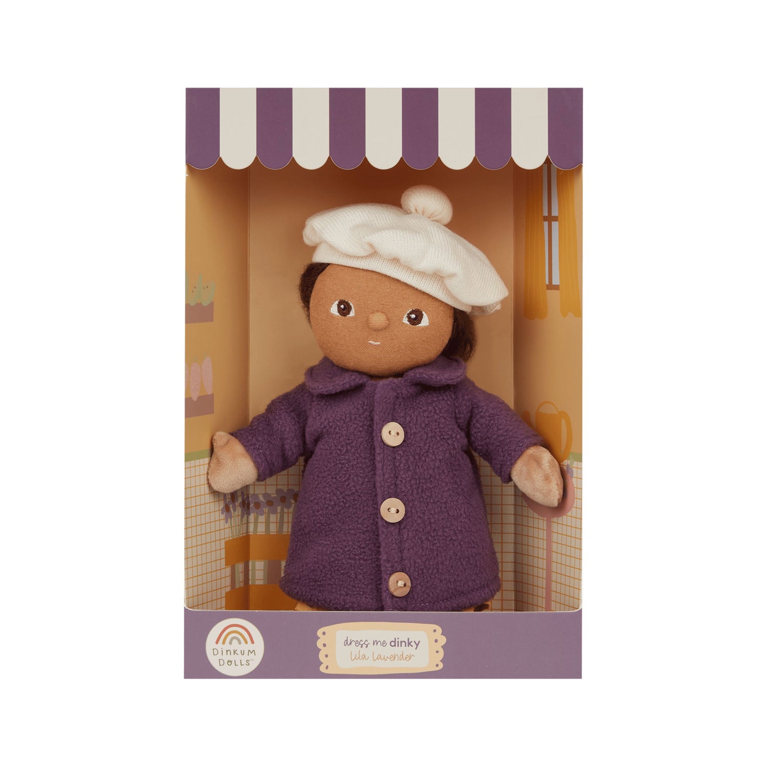 Dress Me Dinky Dinkum Doll (Lila Lavender)