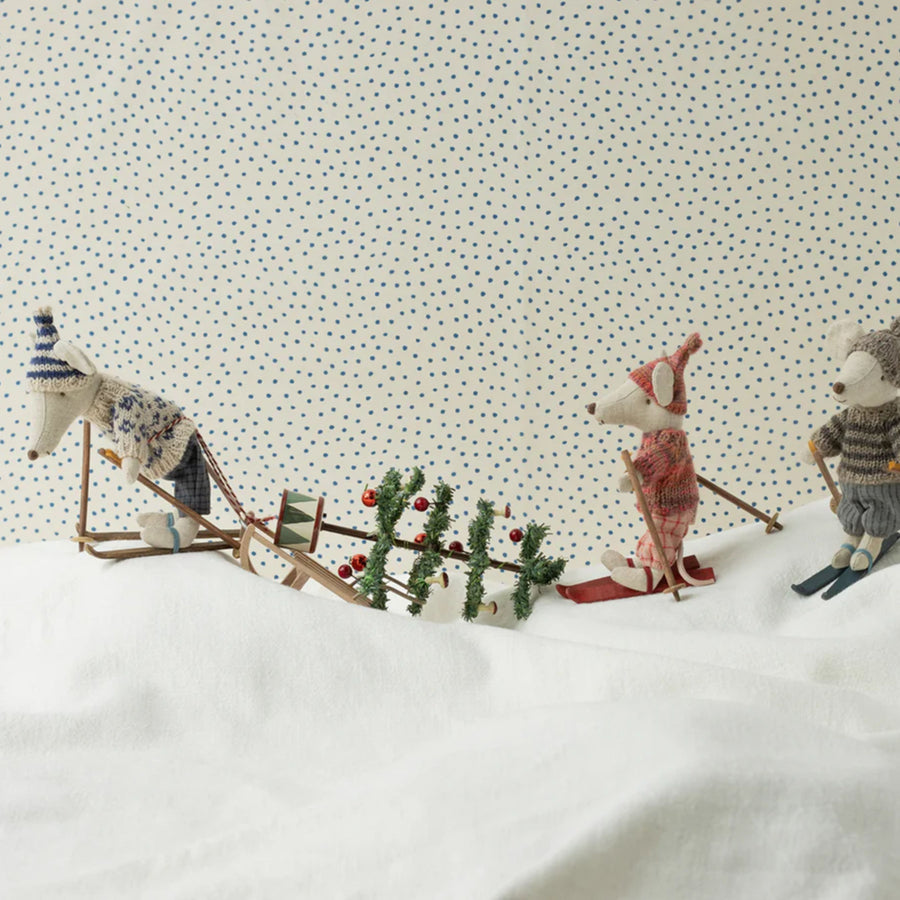 Maileg 2024 Winter Mouse with Ski Set - Rose (Big Sister)