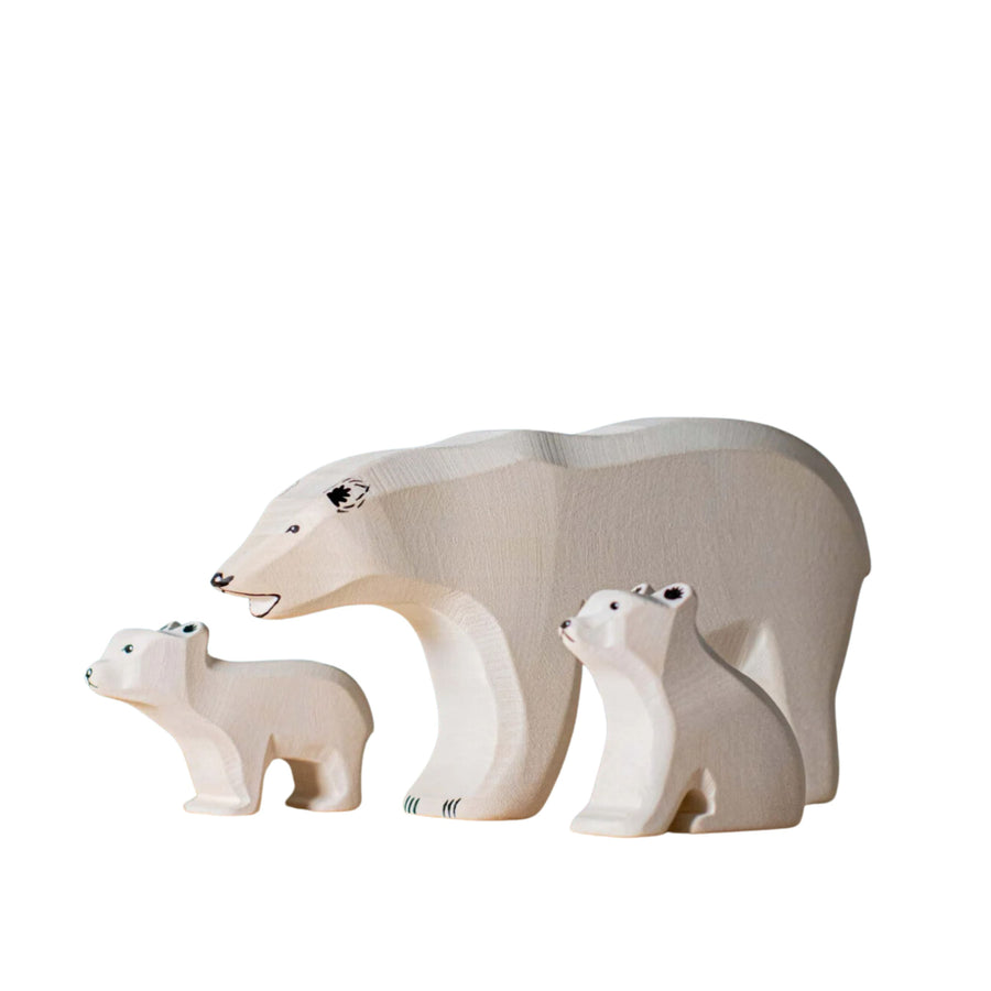 Polar Bear Family (Set of 3)