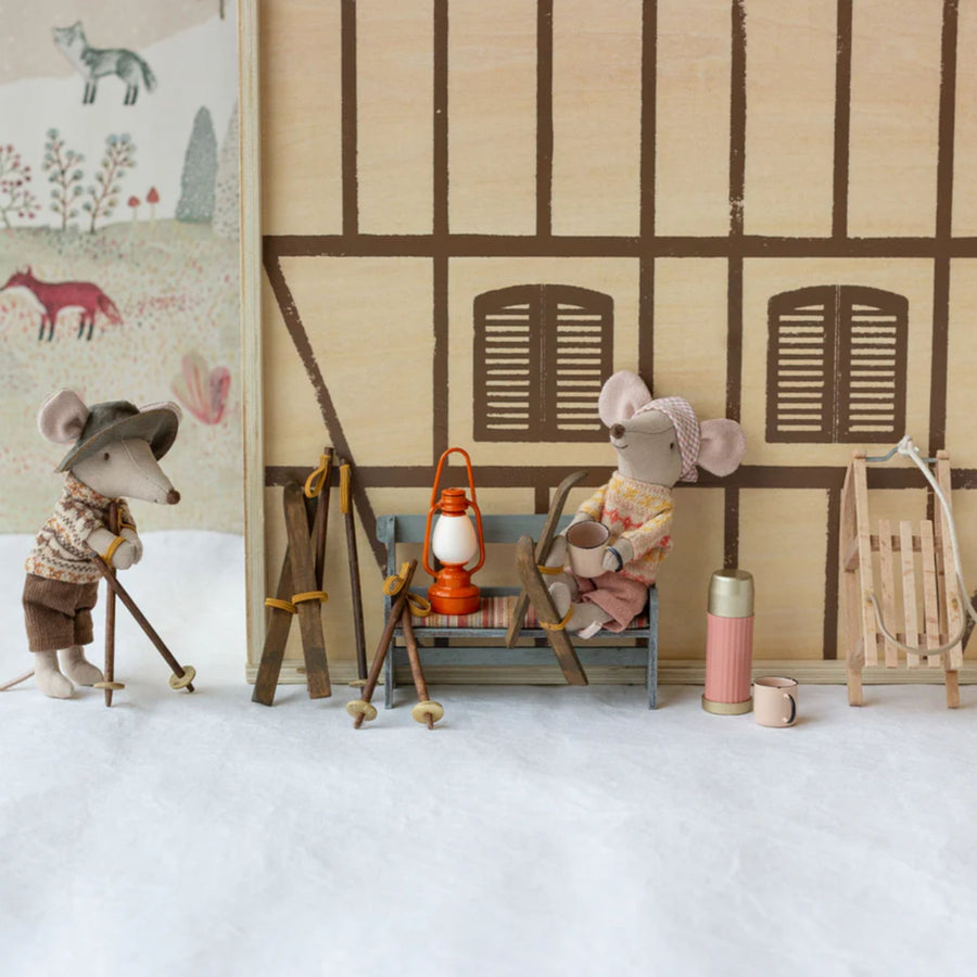 Maileg Wooden Sled (Mouse)