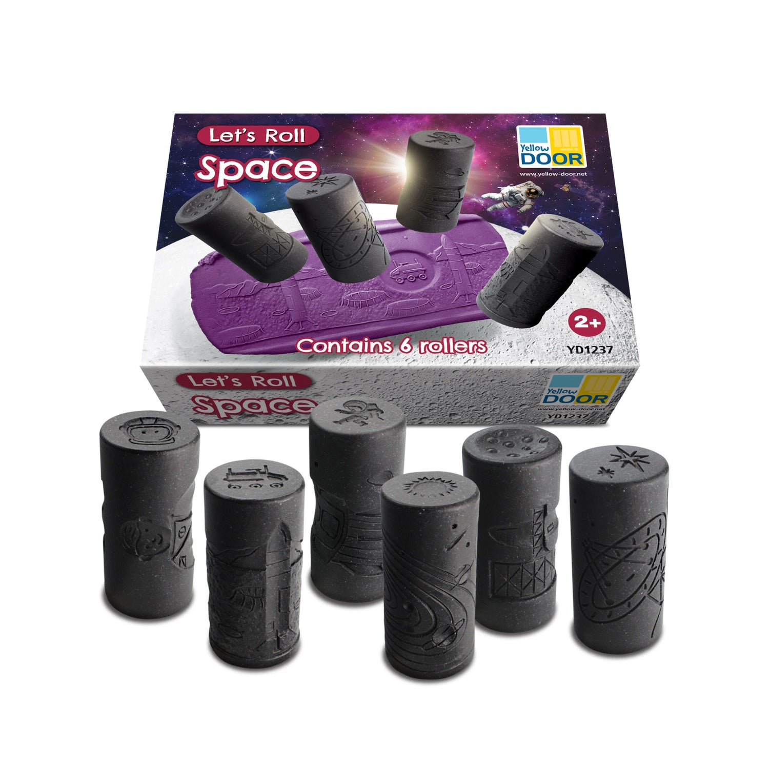 Play Dough Rollers & Stamp Set (Space)