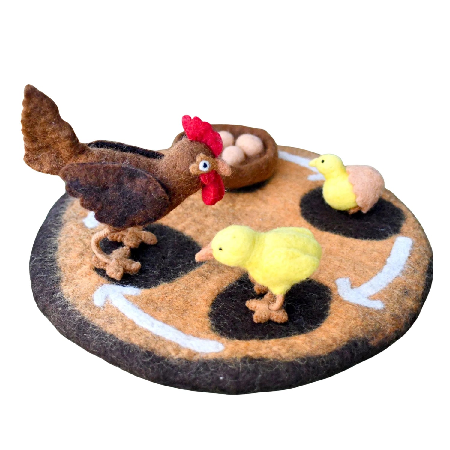 Felt Life Cycle of a Chicken (Playmat Sold Separately)