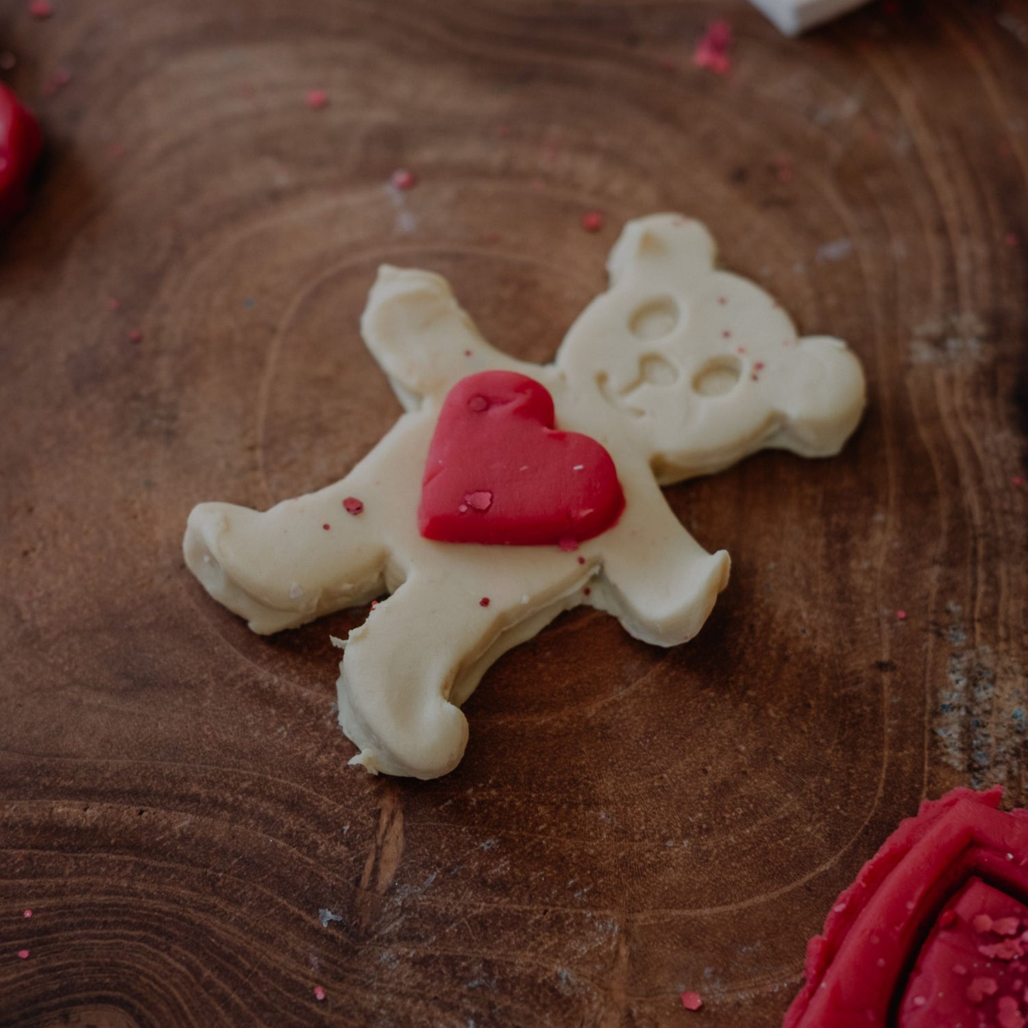 Valentine Eco Cutter Playdough Set