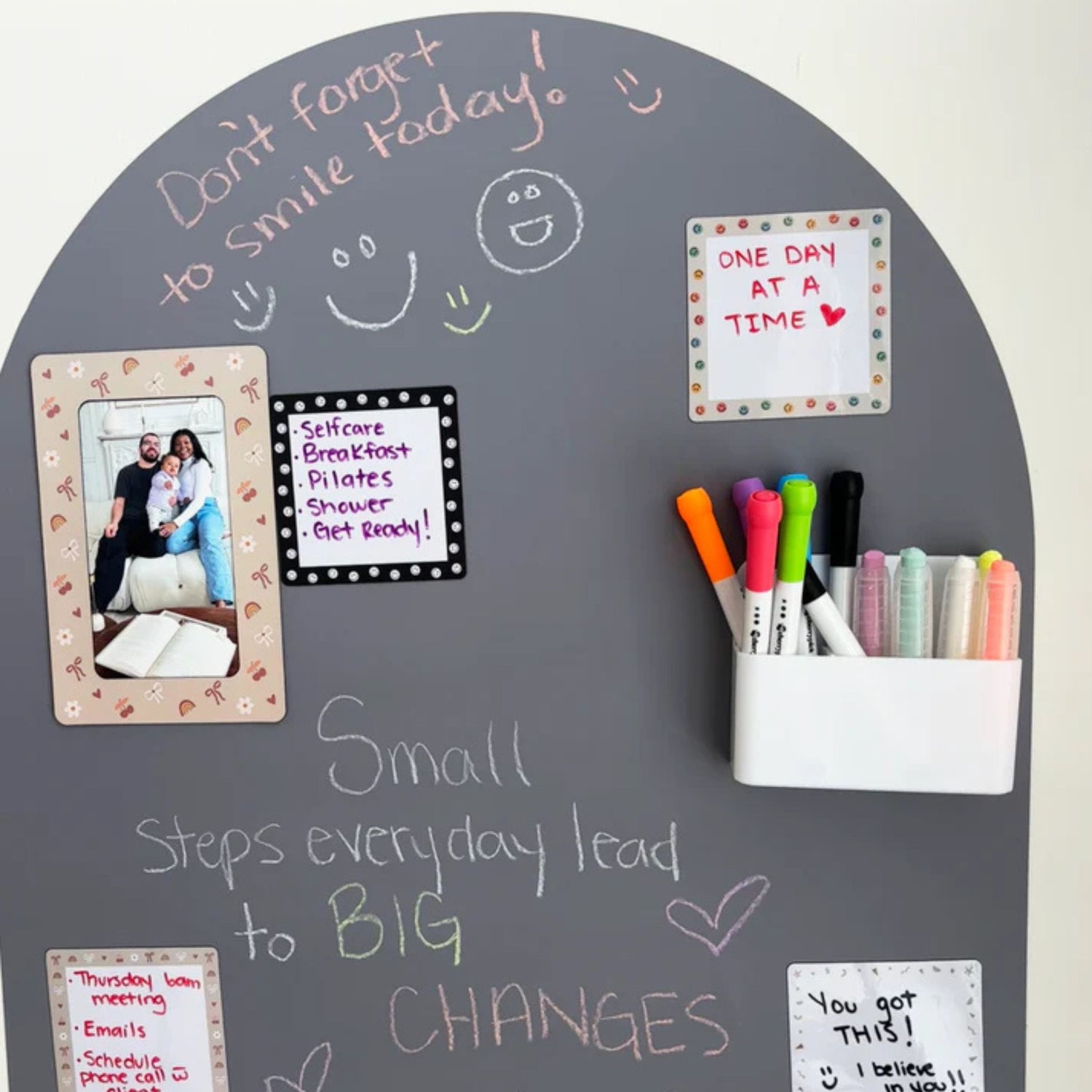 MINI Magic Playwall - Arch Magnetic Wall Decal (Stone Grey)