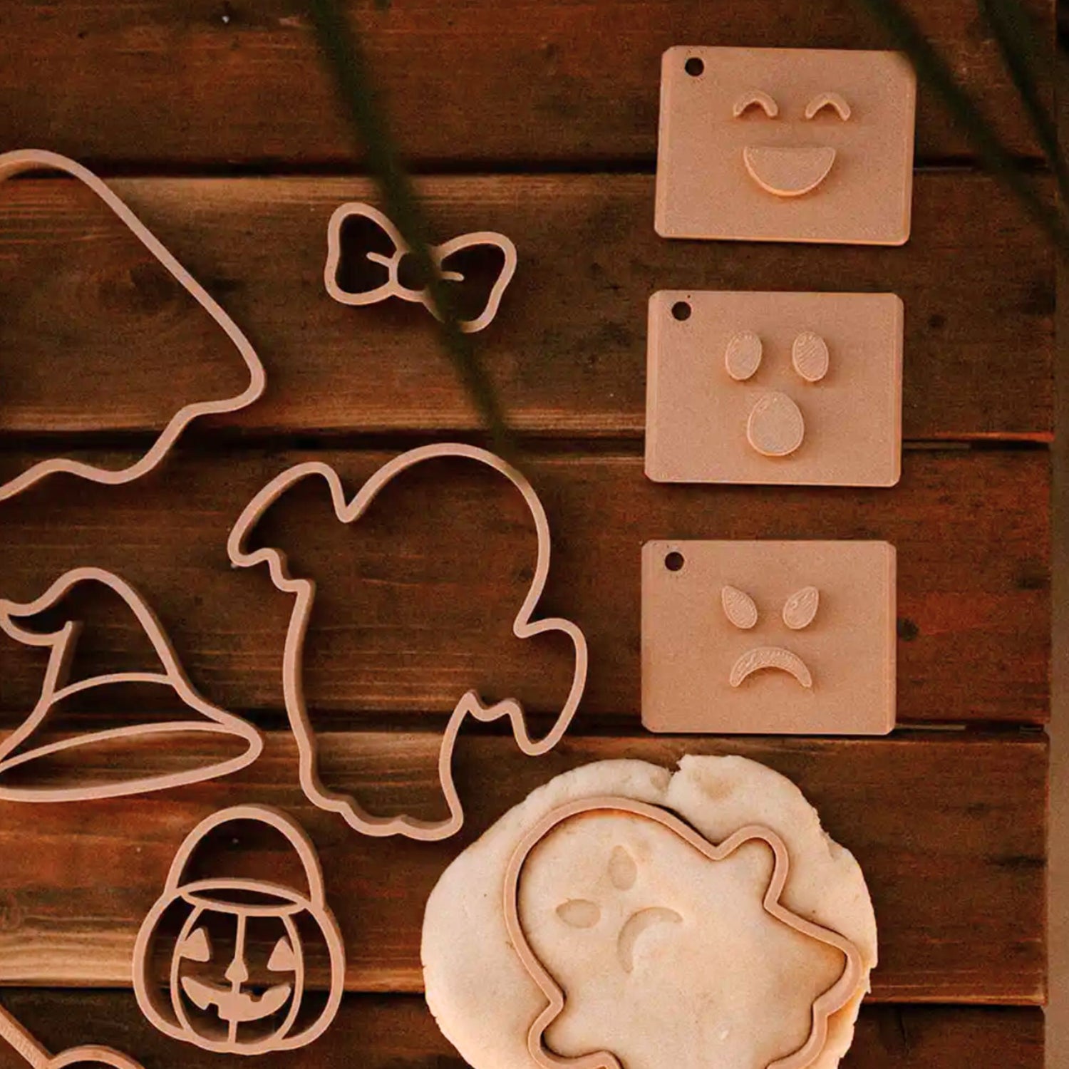 Halloween Ghost Eco Stamp and Cutter Playdough Set