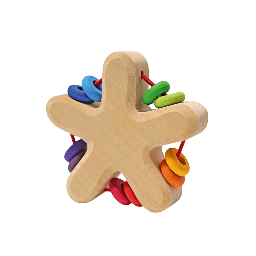 Grimm's Rainbow Rattle Star