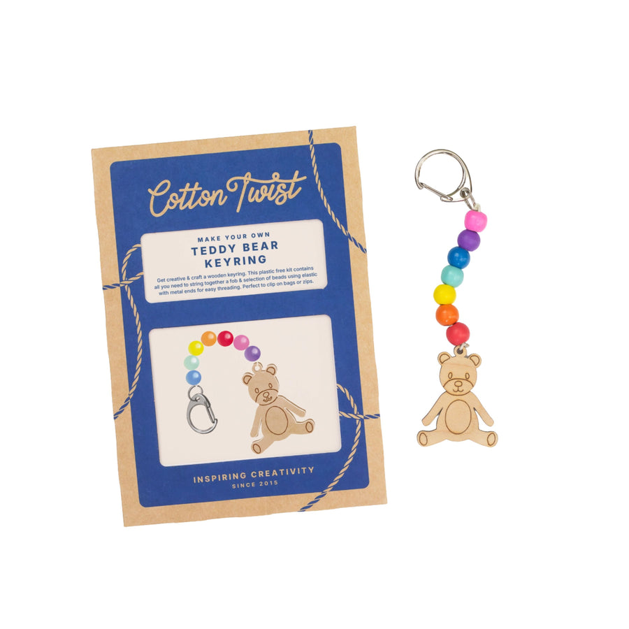 Make Your Own Teddy Bear Keyring Craft Kit
