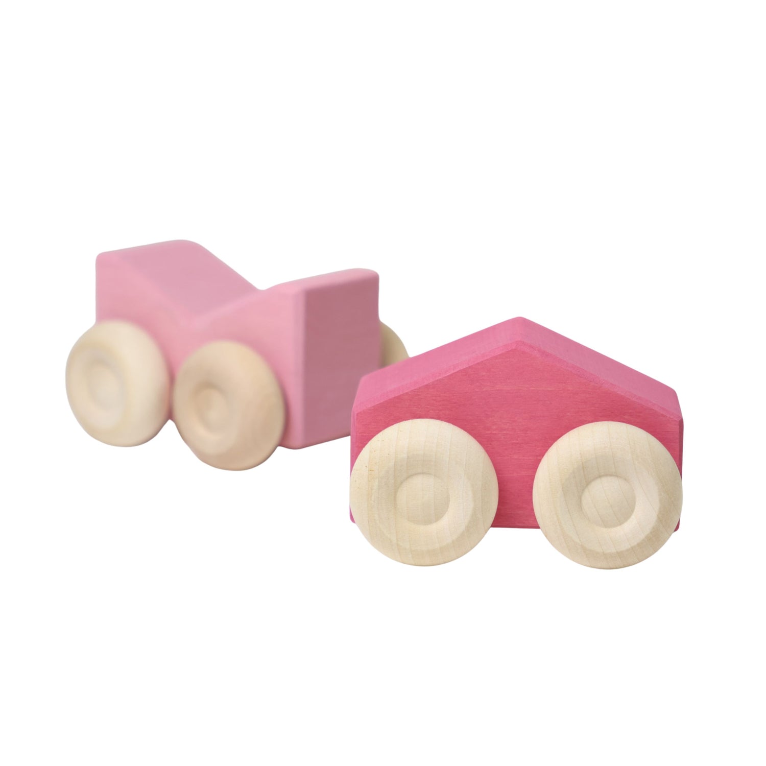 Grimm's Stacking Cars PINK (2 pcs)