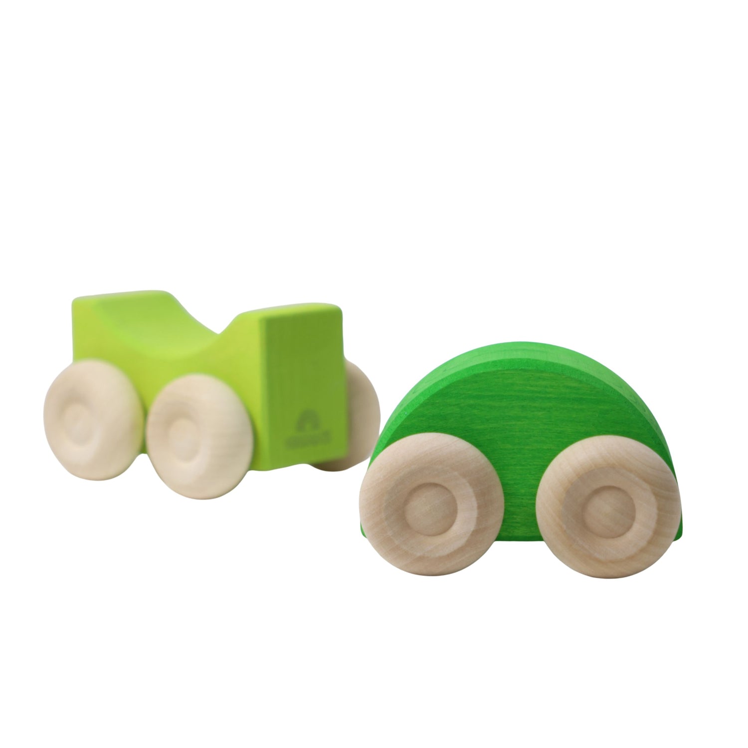 Grimm's Stacking Cars GREEN (2 pcs)
