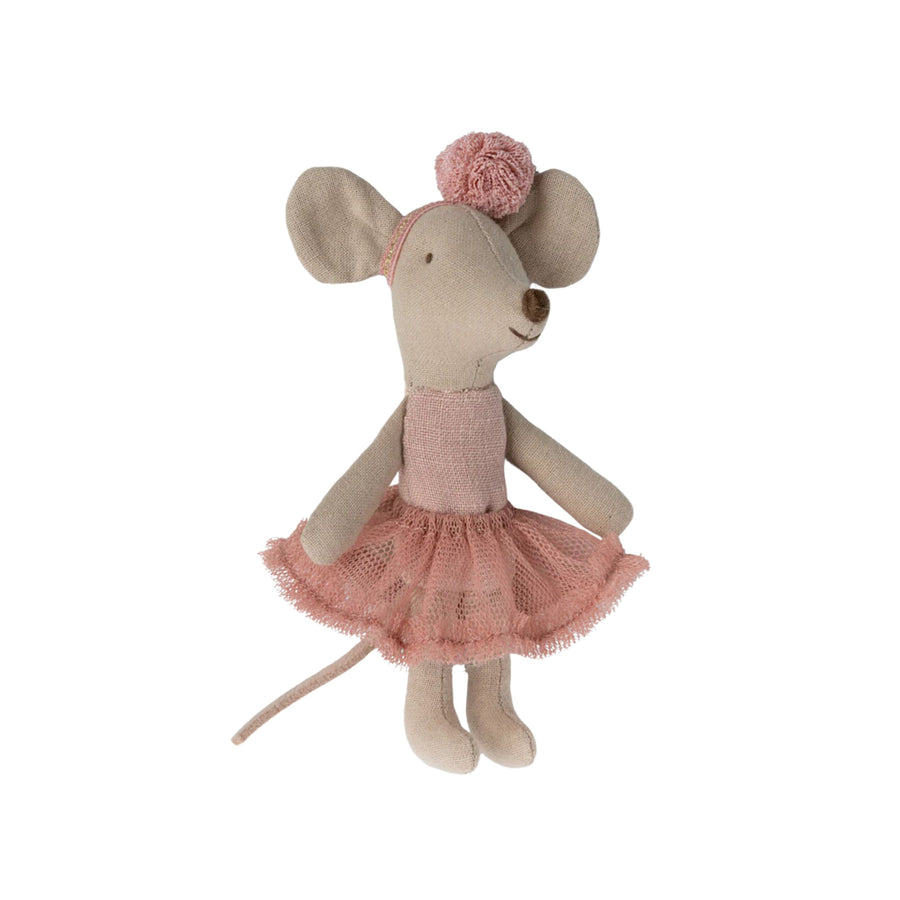 Maileg Ballerina Mouse - Dark Rose (Little Sister)