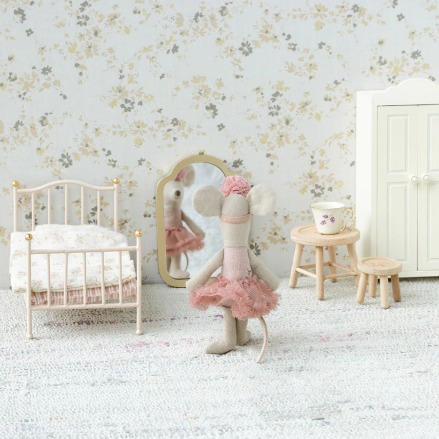 Maileg Ballerina Mouse - Dark Rose (Little Sister)