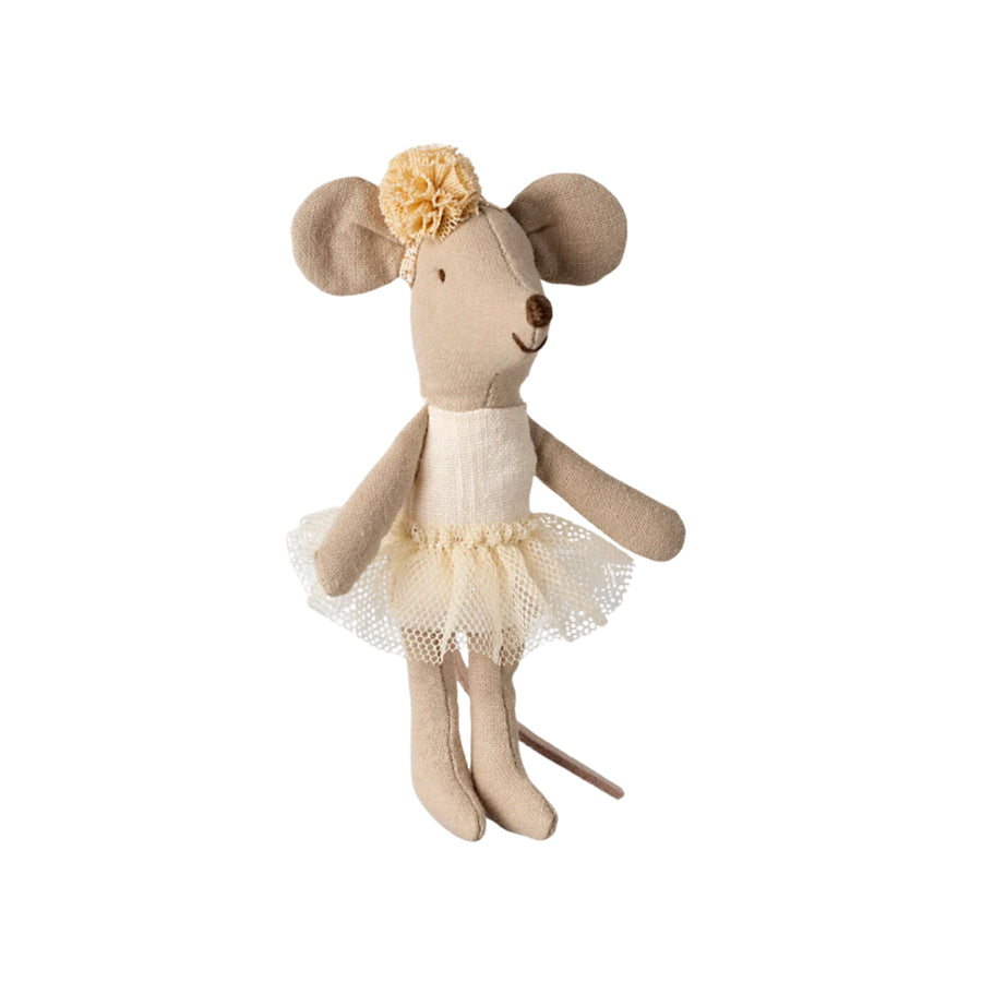 Maileg Ballerina Mouse - Off White (Little Sister)