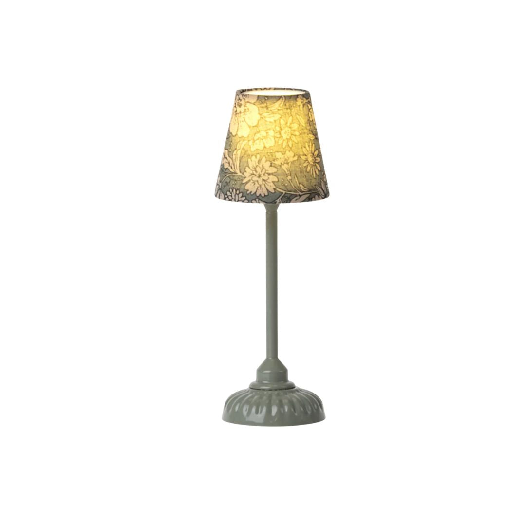 Maileg Vintage Floor Lamp - Dark Mint (Mouse)l