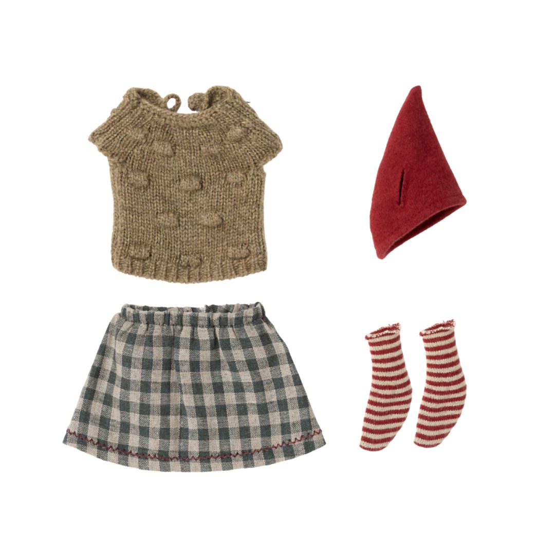 Maileg Christmas Mouse (MEDIUM - Girl)