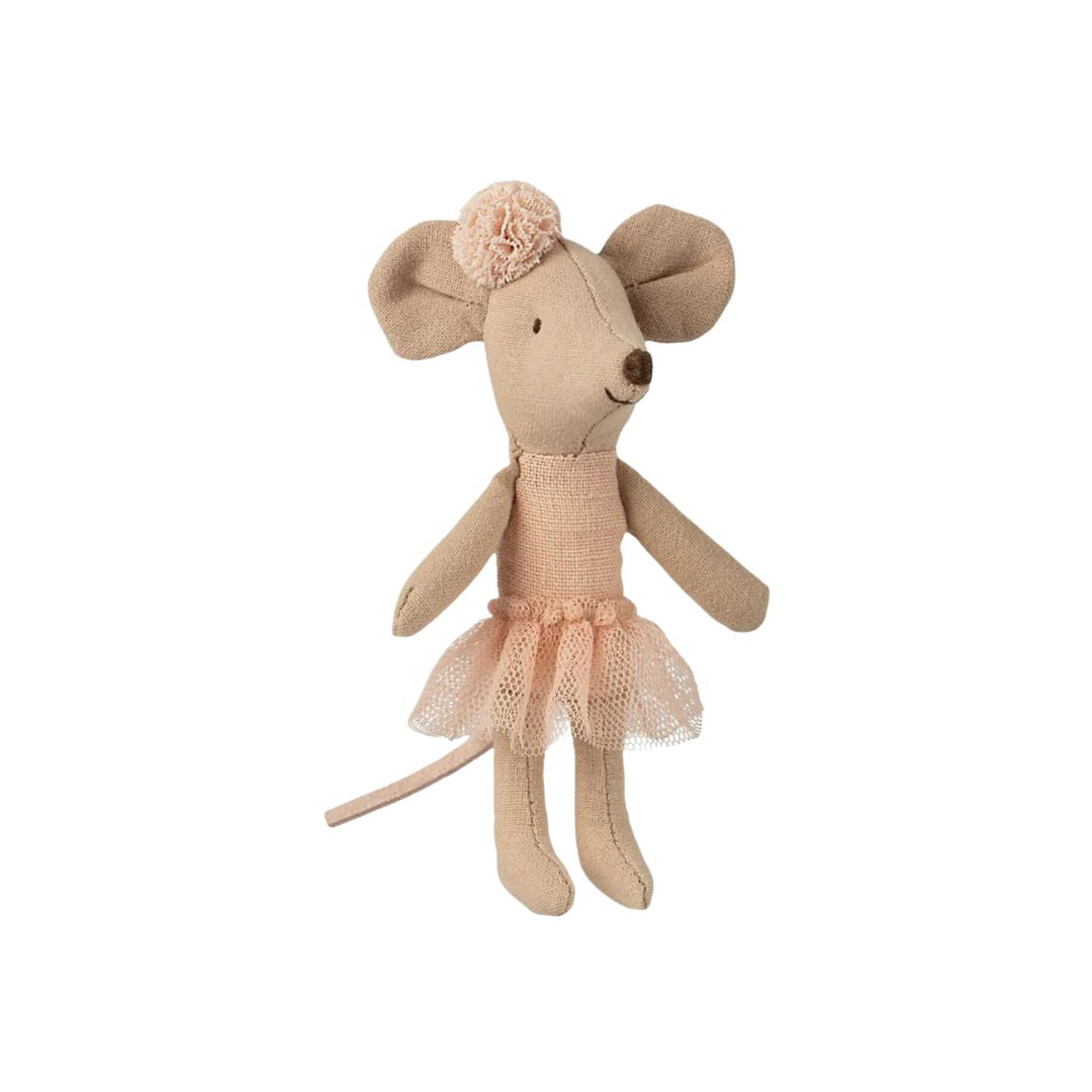 Maileg Balllerina Mouse - Rose (Little Sister)