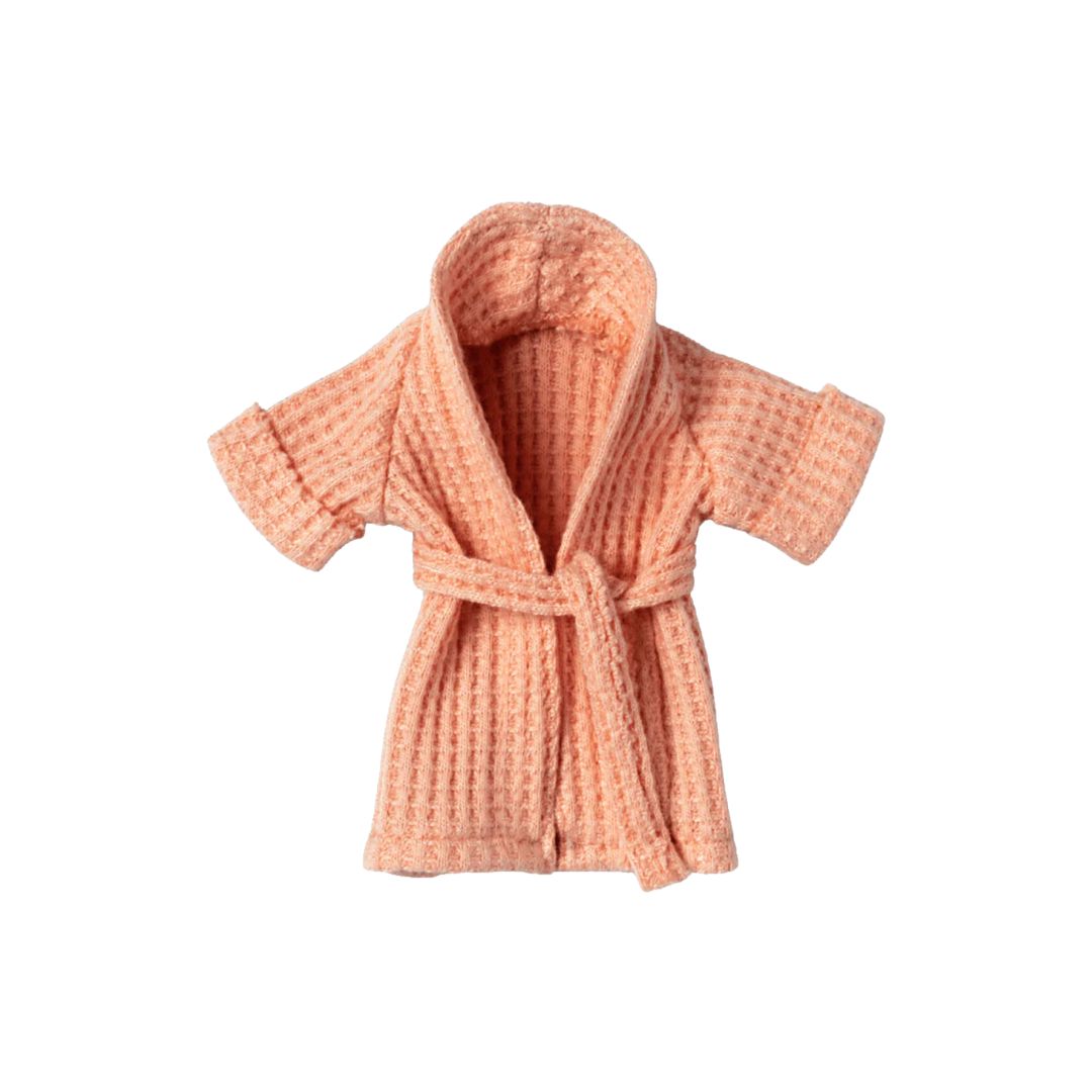 Maileg Bathrobe - Coral (Mum/Dad Mouse)